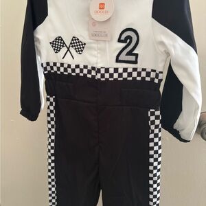 Black and White Racing Suit Birthday 2